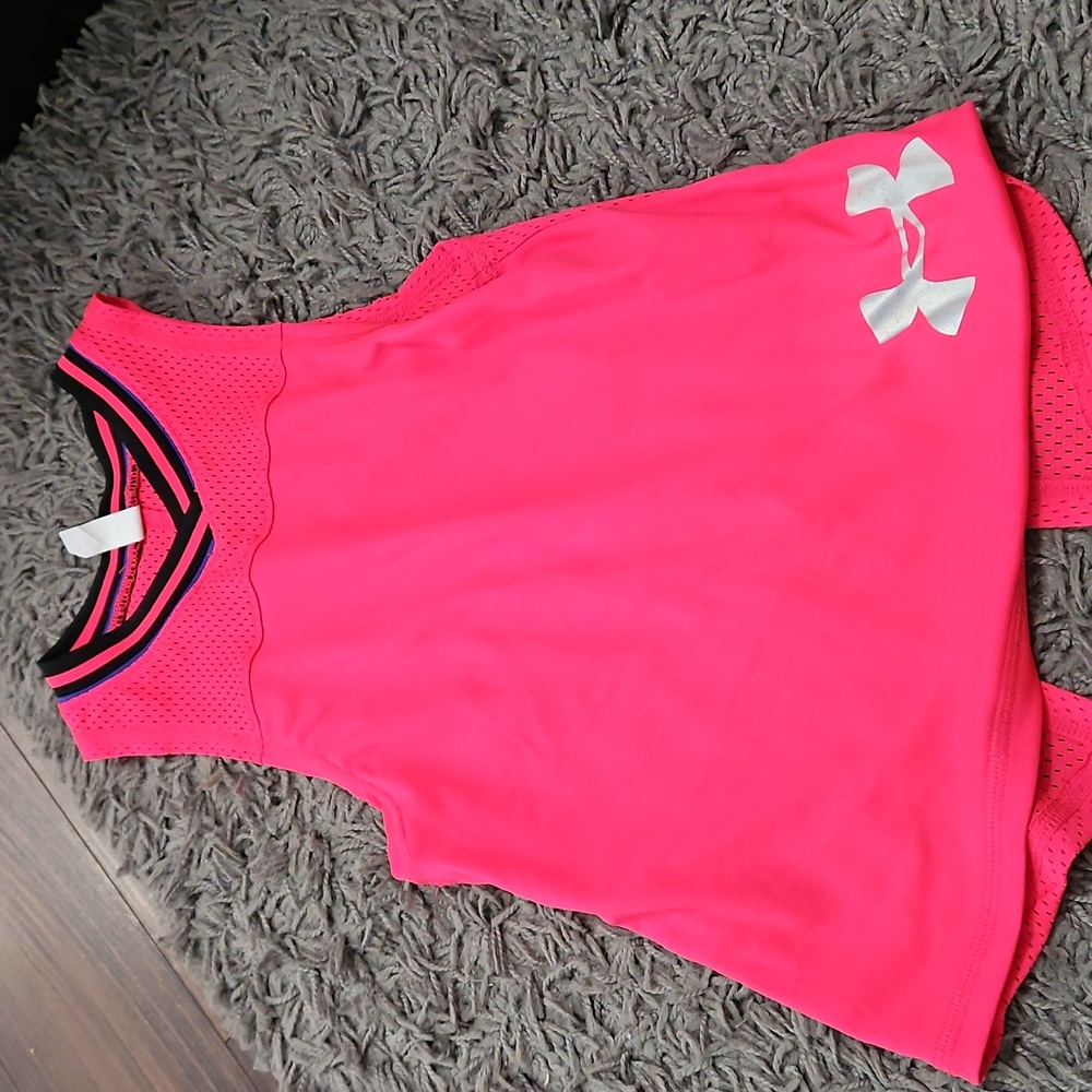 Hot Pink under armour jersey